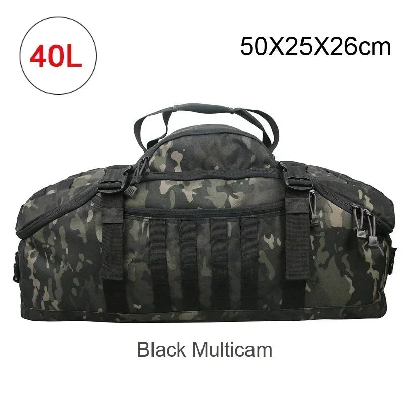 35L 50L 80L Outdoor Mountaineering Bag Molle Tactical Backpack Large Duffel Bag Hiking Camping Travel Bags