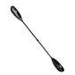 HELAING-3K Plain Carbon Fiber Kayak Paddle, 2 Sections Kayak Paddle Tool, Stand Up Paddle Surf, ABS Blade, Fiberglass Shaft