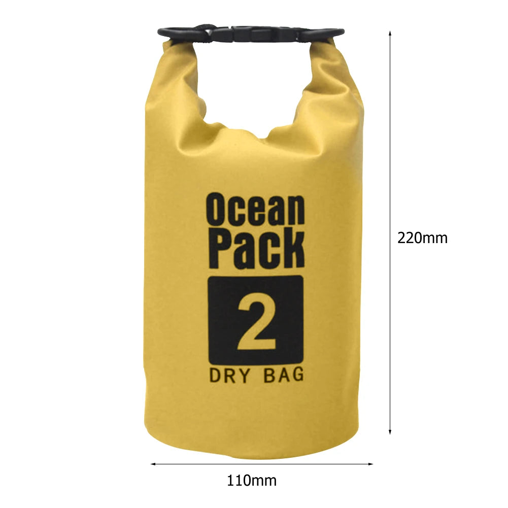 2L/3L/5L/10L Waterproof Dry Bag Pack Sack Swimming Rafting Kayaking River Trekking Floating Sailing Canoing Boating Water Bag