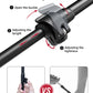 PACOONE Ultralight Folding Multifunction Trekking Pole Portable Anti Shock Alpenstock Snow Walking Stick Outdoor Climbing Hiking