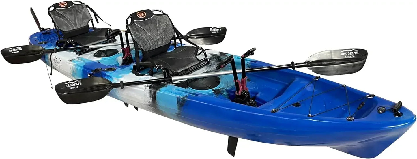 13.5 Tandem Pedal Kayak Sit On Top Fishing Kayak Ultimate Tandem Experience 680-pound weight Item Weigh 85 Pounds Kayaking