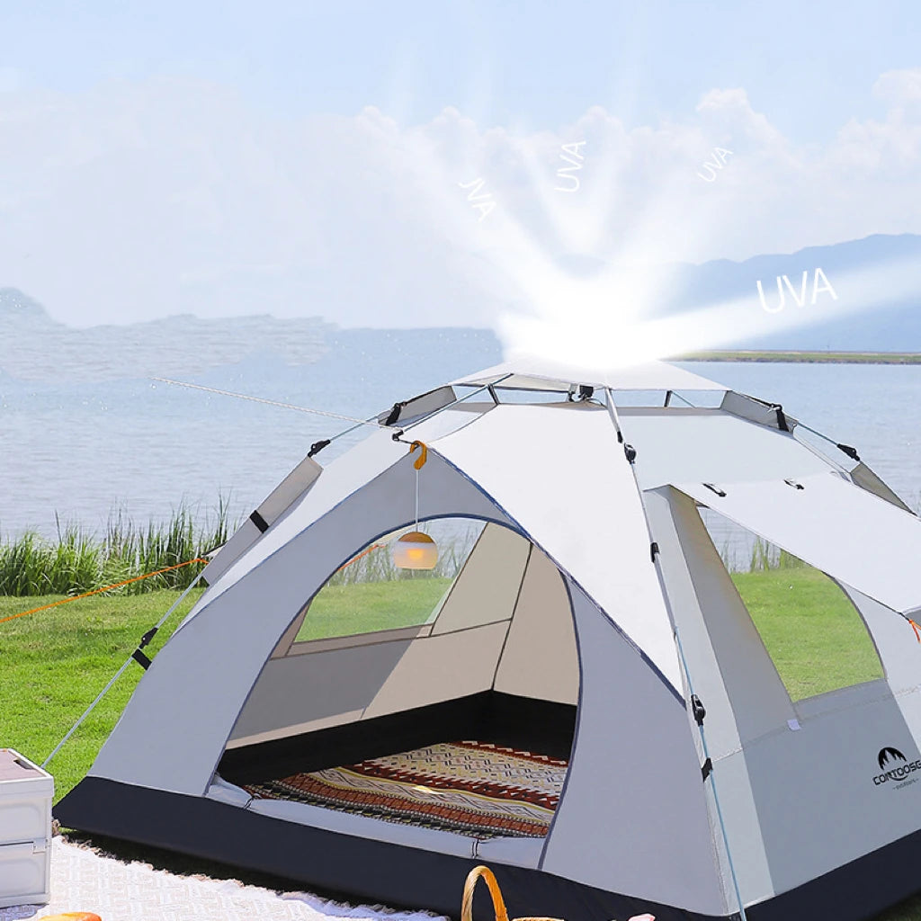 Outdoor Camping Tent Automatic Quick Opening Free Construction of Rain and Thick Camping Tent Portable Collapsible UV Protection