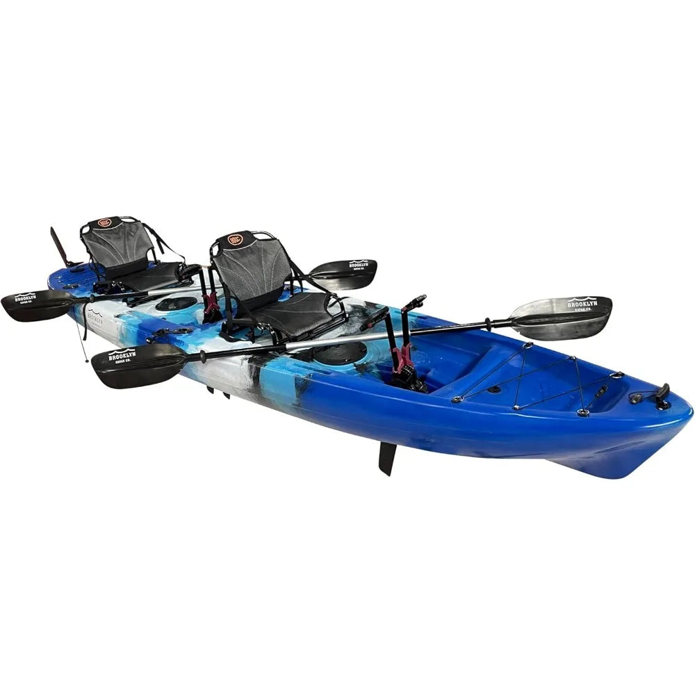 13.5 Tandem Pedal Kayak Sit On Top Fishing Kayak Ultimate Tandem Experience 680-pound weight Item Weigh 85 Pounds Kayaking