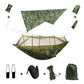 Anti Outdoor Camping Hammock With Mosquito Net And Rain Tent Equipment Supplies Shelters Camp Bed Survival Portable Hammock