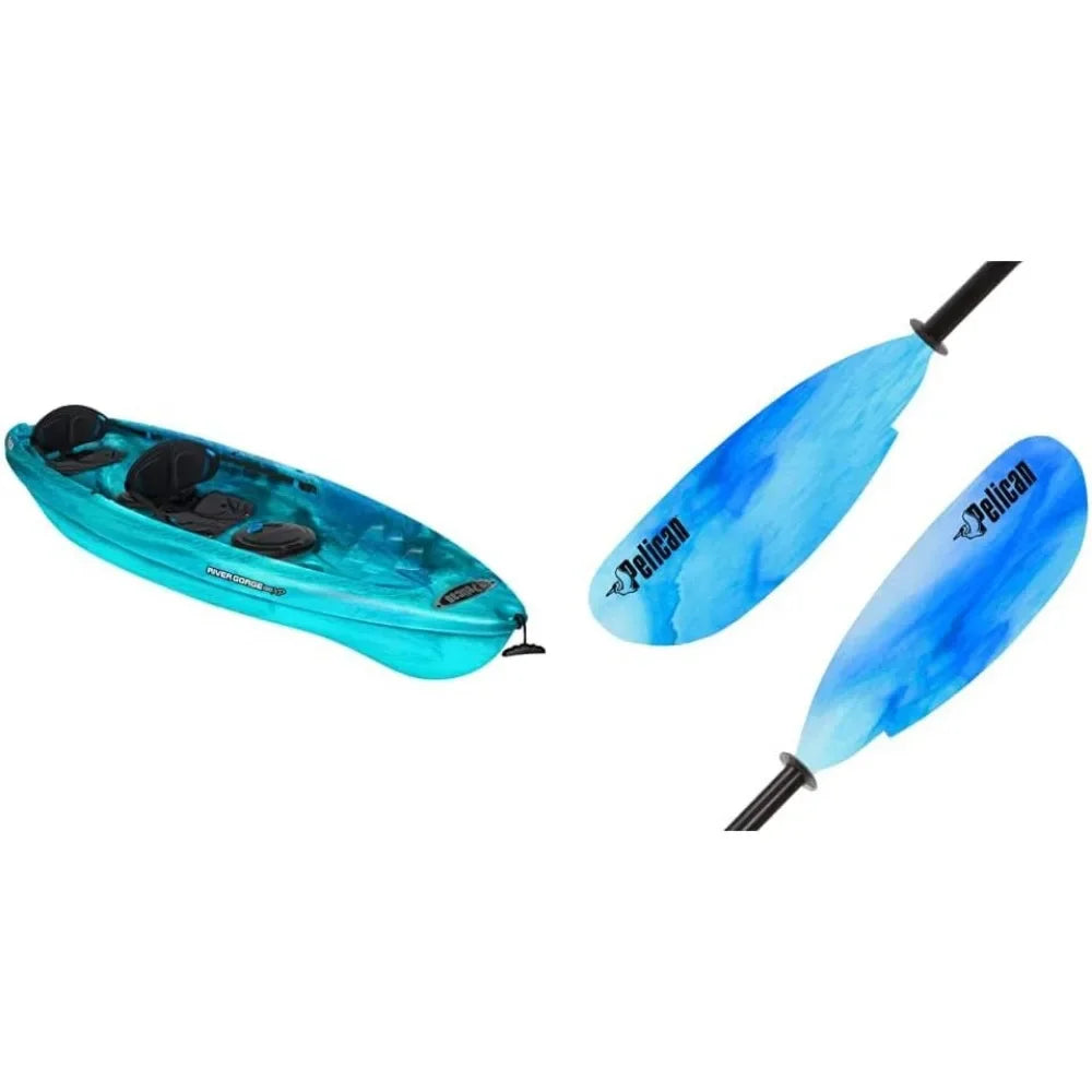 Tandem Kayak - Sit-on-Top - Recreational 2 Person Kayak - 13 Ft Fishing Kayak