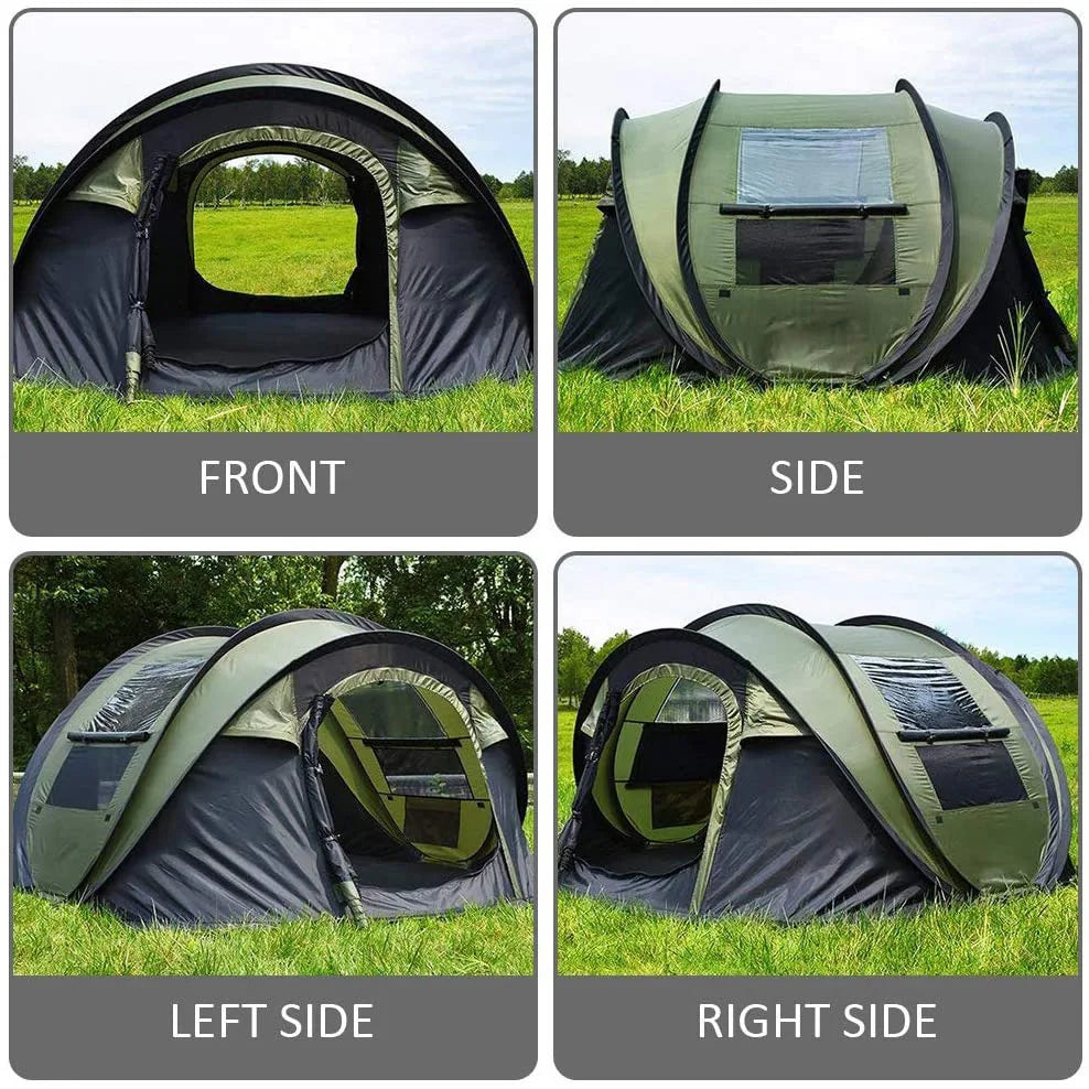 No need to set up fast opening camping tents for throwing tents, fully automatic 3-4 person outdoor camping tents