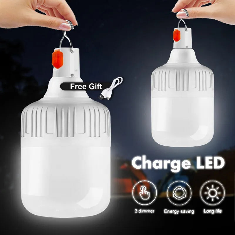 ZK20 USB Rechargeable LED Emergency Lights House Outdoor Portable Lanterns Emergency Lamp Bulb Battery Lantern BBQ Camping Light