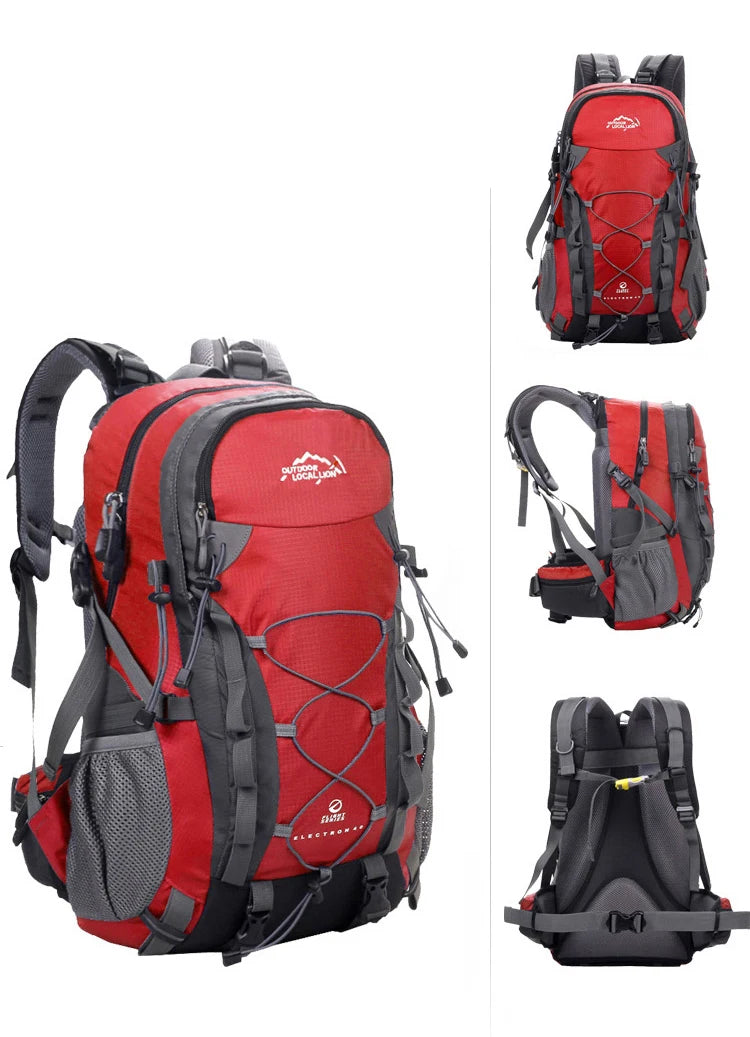 Hiking Storage Backpack Sturdy 40 liter Bag Travel Tactical Backpack Trekking Backpack Mountaineering Hiking Camping Backpack