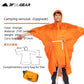 3F UL GEAR Lightweight Hiking Poncho, Waterproof Backpack Poncho Raincoat for Outdoor Trekking, Camping, Hiking