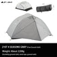 3F UL Gear Qinkong 3P 3-Person 4-Season Camping Tent 15D Silnylon Coating with Matching Ground Sheet Ultralight Outdoor