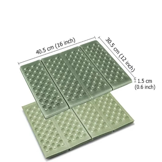 Outdoor camping seat mat Floor mat 4 Folding foam mat Waterproof insulation portable moisture-proof picnic mat Butt mat