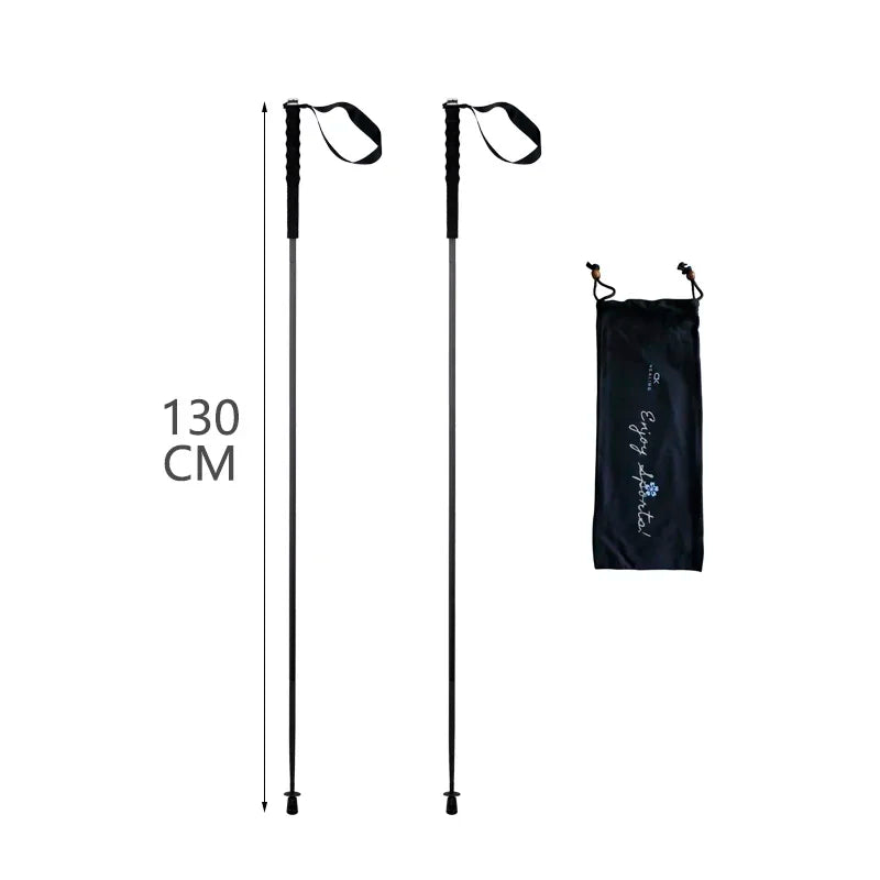 HEALING 115g Ultra Light Weight Trekking Poles Foldable Hiking Sticks Carbon Fiber Hiking Poles Walking Sticks Trekking Stick