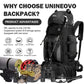 90L Waterproof Hiking Camping Backpack Trekking Bag Rucksack Large Capacity Travel Outdoor Sports Bags Camping Equipment Men