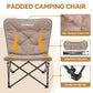 KingCamp Comfortable Butterfly Chair, Camping Dorm Entertainment, with Upholstered Seat, Portable and Foldable, 300 lbs