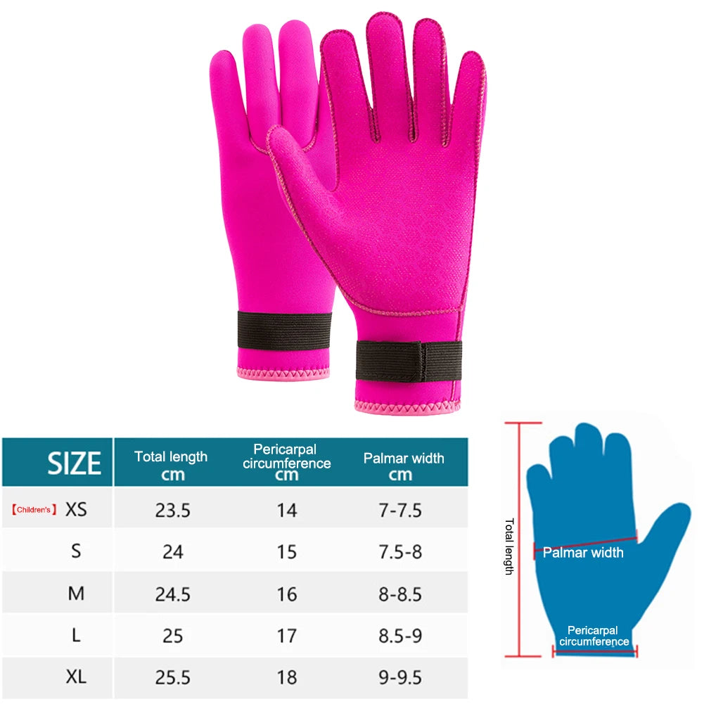 5mm 3mm Neoprene Diving Gloves For Men Women Diver Wetsuit Snorkeling Canoeing Spearfish Swimming Fins Underwater Hunting Glove