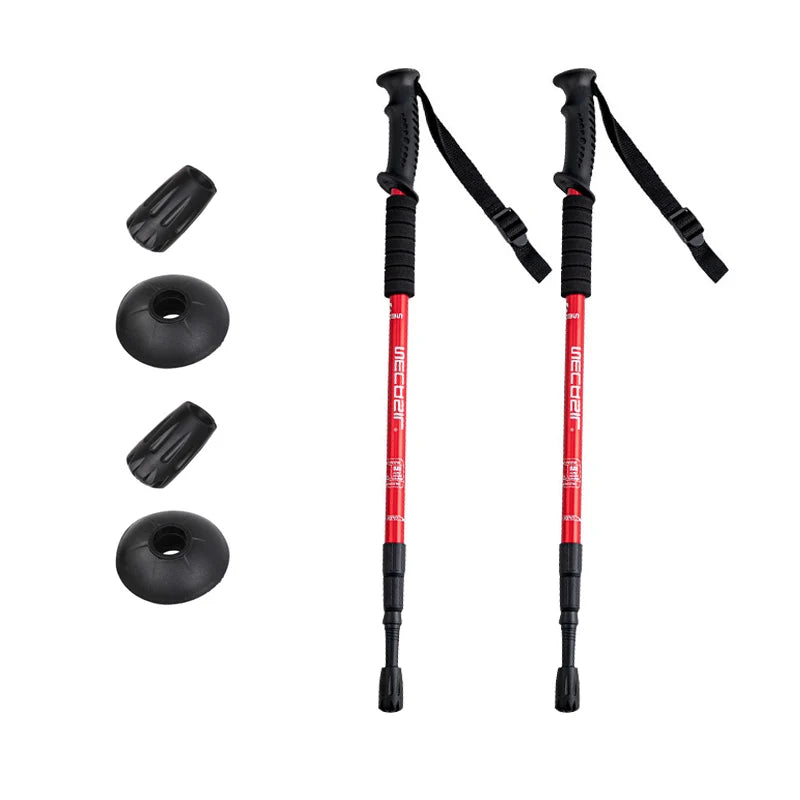 NCS-10 Trekking Poles Ultralight Adjustable Non-slip Nordic Walking Sticks Adult Hiking Canes Telescopic Alpenstocks