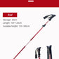 5 Section Outdoor Fold Trekking Pole Camping Portable Walking Hiking Stick For Nordic Elderly Telescopic Easy Put Into Bag 1 PCS