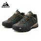 HIKEUP Breathable Cushioning Nonslip Sneakers Men's Hiking Shoes Running Trekking Sneakers Outdoor Mountain Sports Shoes for Men