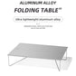 Ultralight Mini Outdoor Table Foldable Aluminum Alloy Camping Table for Travel Picnic Barbecue Lightweight Camping Furniture