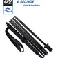 115g Super Light Weight Trekking Poles Foldable 5-Sections Hiking Sticks Climbing Poles Collapsible Nordic Walking Sticks Poles
