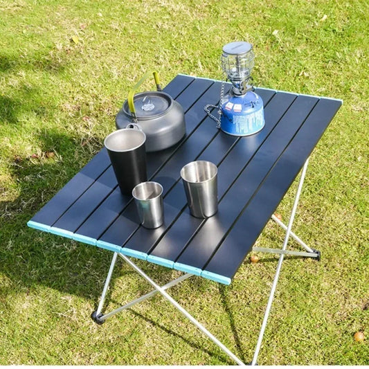 Ultralight Portable Folding Camping Table Aluminum Alloy for Garden Party Picnic BBQ Tourist Portable Storage Egg Roll Table