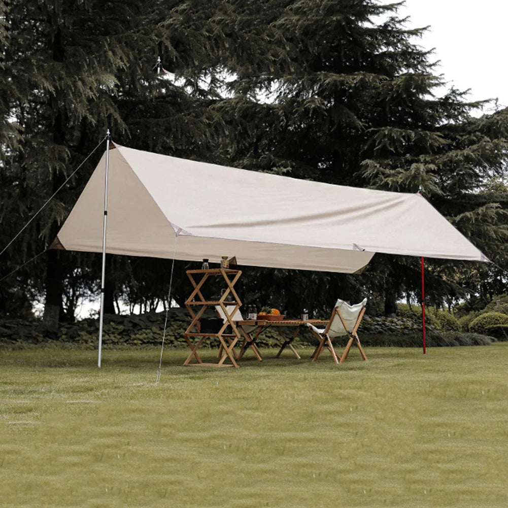 2.3m Beach Shelter Awning Pole Adjustable about 90.55inches Camping Tarp Bar Retractable Telescoping Tent Pole Camping Accessory