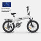 Black ENGWE-Electric Bicycle for Adults, City Bike Motor, Powerful Motor, Electric Bicycle, 20*3.0in, 36V 19.2AH, 250W, 25 km/h