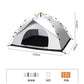 Outdoor Camping Tent Automatic Quick Opening Free Construction of Rain and Thick Camping Tent Portable Collapsible UV Protection