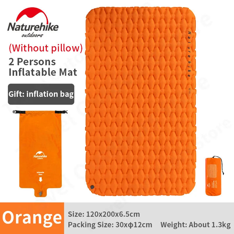 Naturehike Inflatable Mattress Air Mat Bed Tent Sleeping Pad Tourist Outdoor Camping Equipment Ultralight Portable Moistureproof