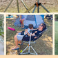 KingCamp Camping Chair, Hammock Chair, Folding Rocking Chair, Aluminum Adjustable Back Swing , Chair with Removable Footrest