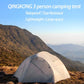 3F UL Gear Qinkong 3P 3-Person 4-Season Camping Tent 15D Silnylon Coating with Matching Ground Sheet Ultralight Outdoor