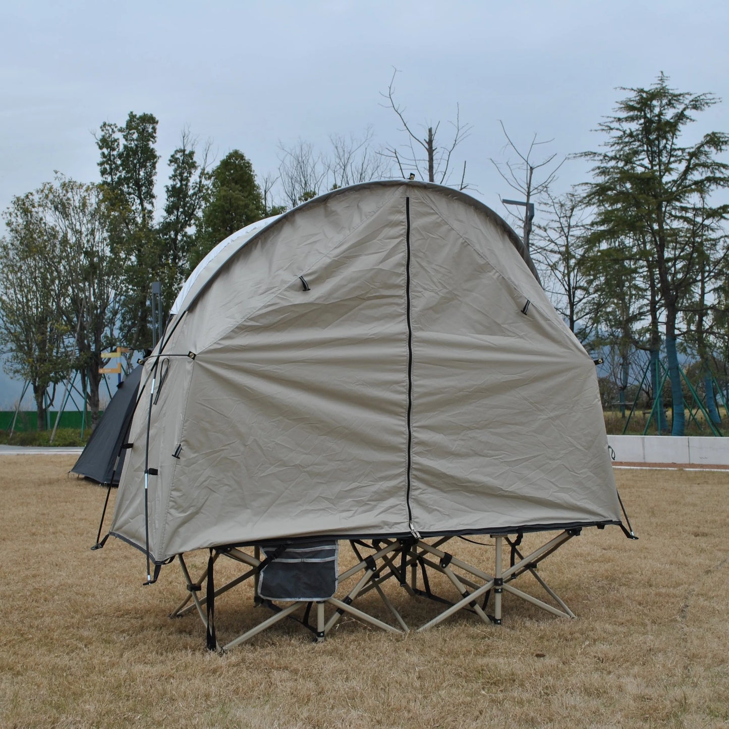 Solo Durable Camping Cot Tent with Waterproof Warm Features 4000mm Lightweight Design Camping equipment- exclude bed