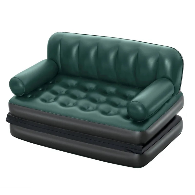 5-in-1 Inflatable Foldable Sofa, Easy to Install, Suitable for Home Dorms or Picnic Camping Use