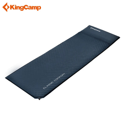 KingCamp Single Self-Inflating Sleeping Mat, Built-in Pillow, Camping Mat, Durable, Suitable For Camping Backpacking, Hiking