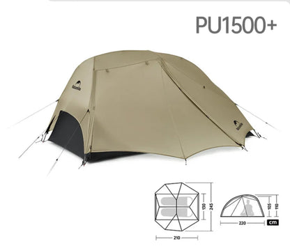 Naturehike Star River UL Outdoor 2 Person 15D Silicone Camping Tent Ultralight Family Hiking Travel Tents