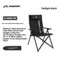 Shinetrip Camping Chair Four-speed Adjustable Aluminum Alloy Outdoor Tactical Camping Blackened Outdoor Recliner