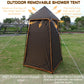 Heavy Duty Shower Tent Outdoor Camping Portable Toilet Tent Privacy Changing Room for Seaside Beach Travel Removable Bathroom