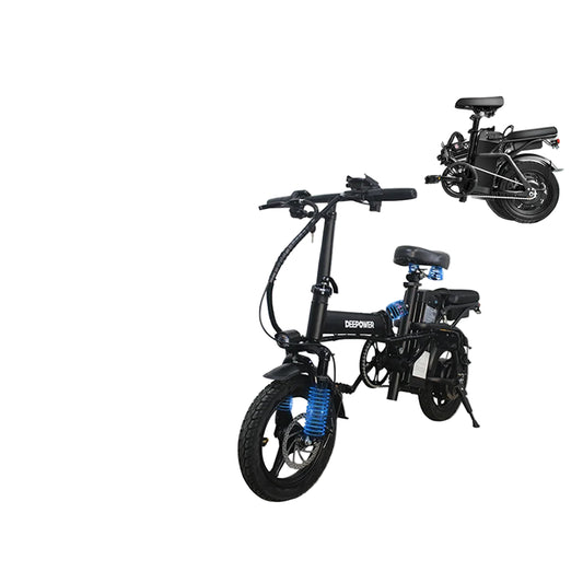 3 Speed Folding Ebike Electric Bike For Adults 48V 15AH 400W 32KM/H 14 inch Tire Electric Bicycle City USB Charging Port