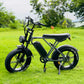 EU US UK Warehouse Retro Dirt Fat Tire E-bike OUXI V8 H9 2.0 Long Range 20*4.0" Off-Road Electric Bicycle 250w Fatbike 25km/h