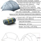 3F UL Gear Qinkong 3P 3-Person 4-Season Camping Tent 15D Silnylon Coating with Matching Ground Sheet Ultralight Outdoor