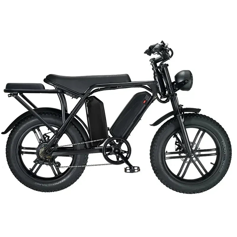 Ouxi-V8 Adult Electric Bicycle Fat Tire Electric Bicycle 48V 50km/H Off-Road City Fat Tire Bicycle 1000W 48V30AH Lithium Battery