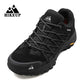 HIKEUP Hiking Shoes for Men Leather Trekking Shoes Technical Racing Sport Car Model Building Blocks City Mechanical Technical