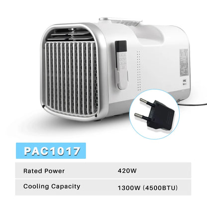 Tent Air Conditioner Outdoor&indoor Camping Air Conditioner Ac 220V 420W Portable Electric Unit for Car SUV RV Camper Motorhome