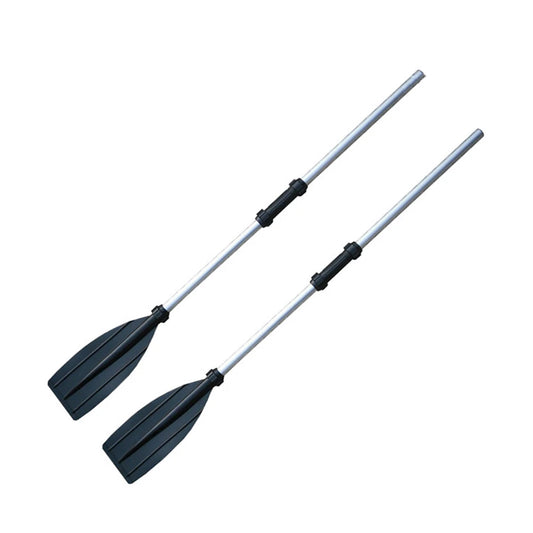 2pcs Kayak Fishing Boat Rafting Paddle Aluminum Alloy Propeller Rod Detachable Surfing Canoe Boating Paddles 134cm Length