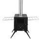 Outdoor Camp Tent Firewood Stove Portable Wood Burning Stove Multifunctional Firewood Burner with Detachable Chimney