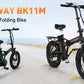 HITWAY BK11M Electric Bike for Adults, 20" x 4.0 Fat Tire Ebike with 750W Motor, 48V/15Ah Foldable Electric Bike, E Bike 7-Speed