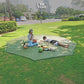 4x4 Waterproof Camping Groundsheet Large Picnic Mat 3x3 Tent Ground Sheet Octagonal Footprint Hexagonal Big Ground Cloth