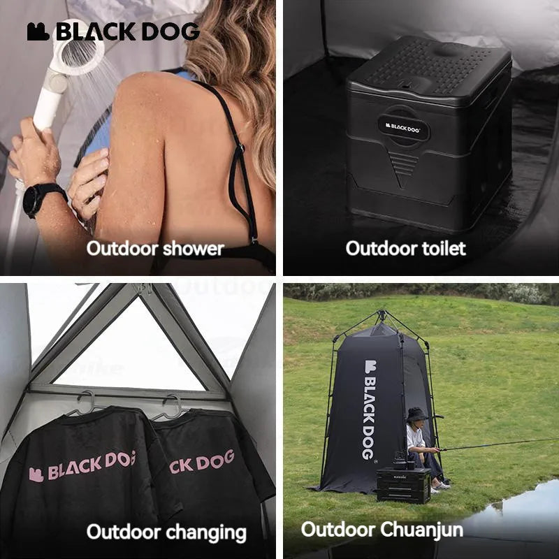 Naturehike BLACKDOG One-touch Shower Tent Automatic Cabin Toilet Beach Tent Waterproof Sunscreen Privacy Outdoor Changing Room