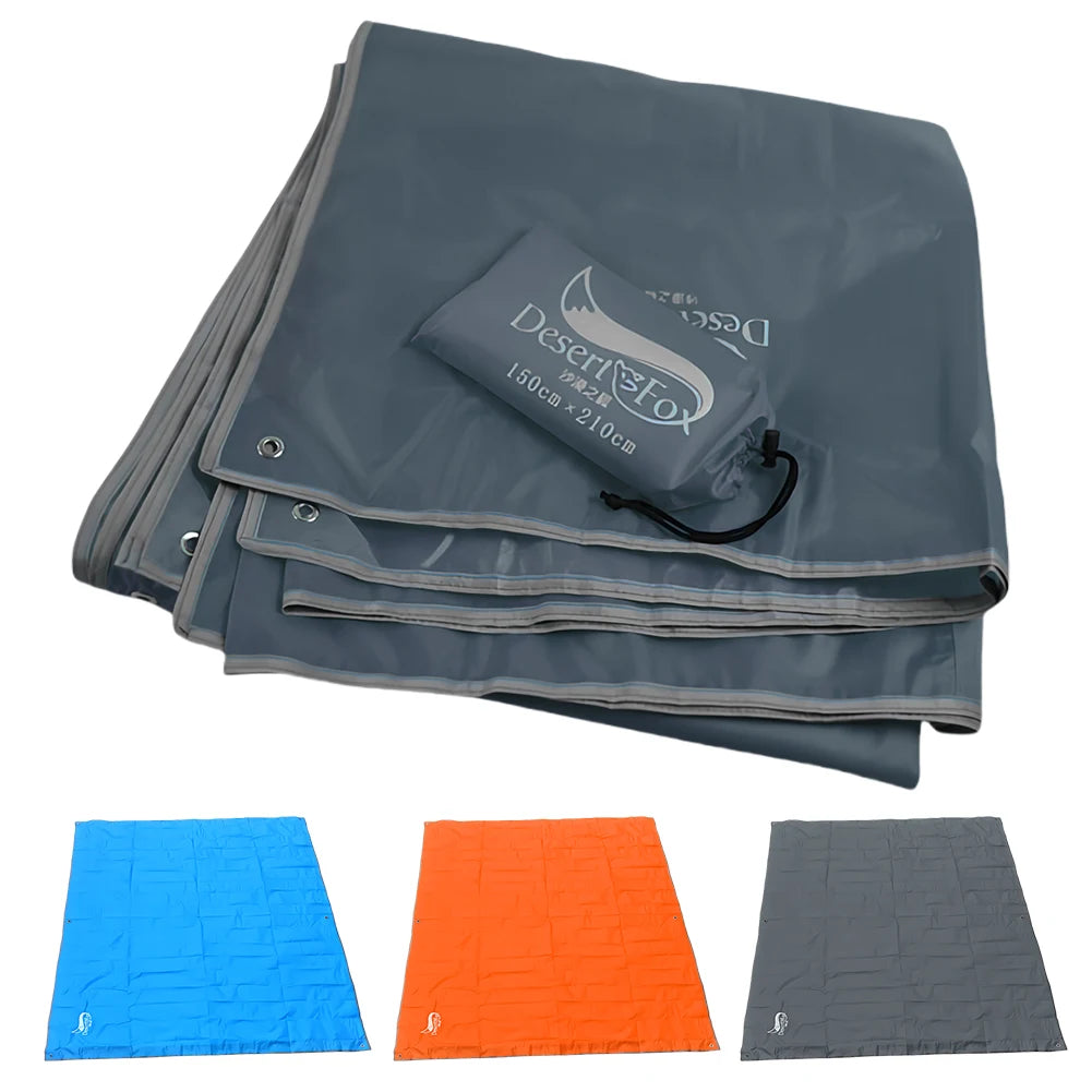 Tent Floor Mat Tarpaulin Waterproof Ultralight Beach Camping Bag Tent Mat Foldable Picnic Blanket Beach Mat for Travel