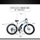 AKEZ Electric Bicycle 750W Brushless motor 48V13AH Lithium Battery 26 Inch Adult Electric Bike Fat Tire Mountain off-road  EBike